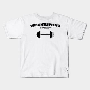 funny weightlifting Kids T-Shirt